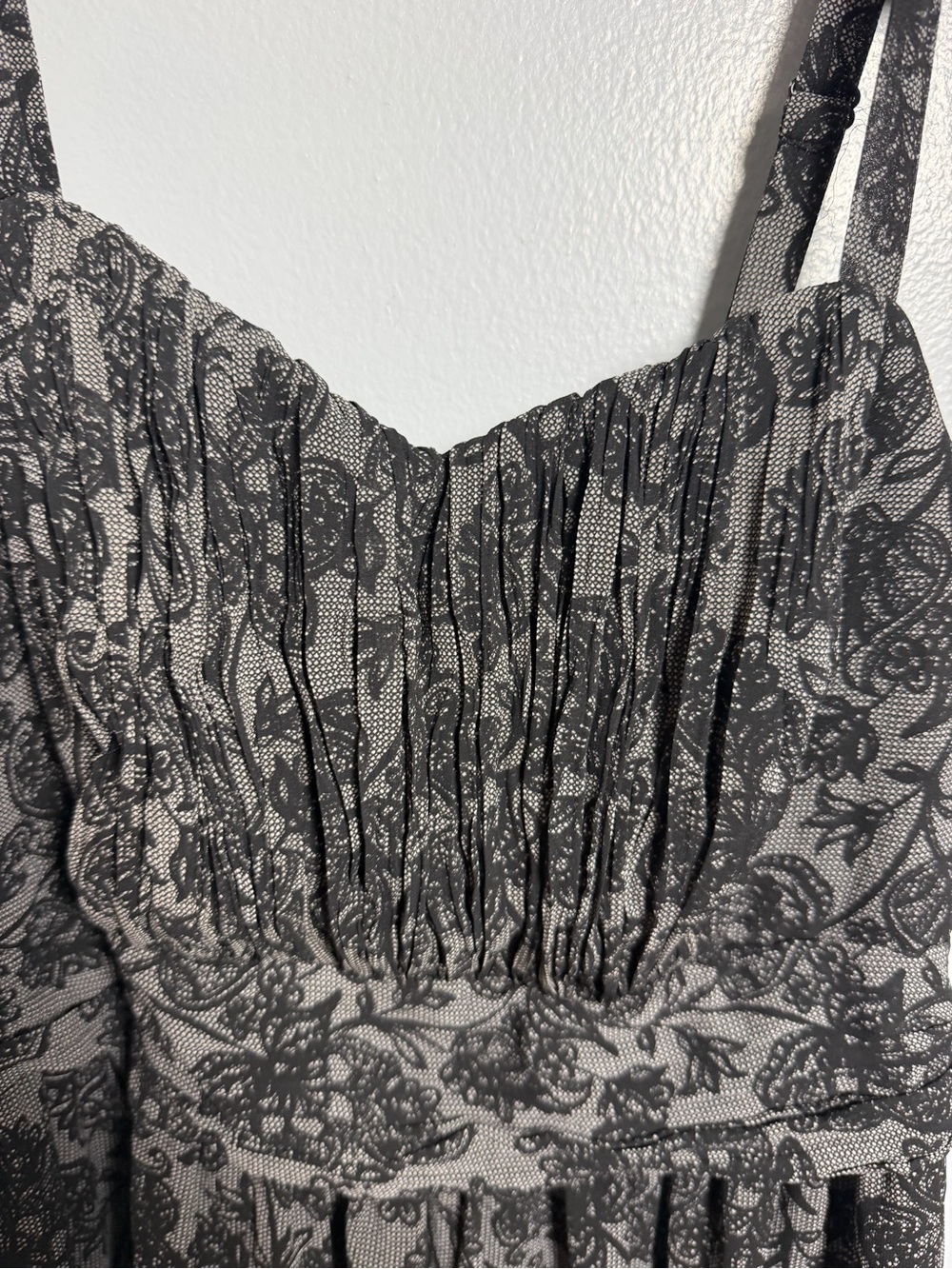 torrid 0 Black Floral Lace Printed Mini Dress XL - Picture 4 of 9